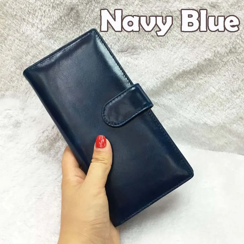 Classic Women Wallet Genuine Leather Long Purse with Card holders Coin Pocket & Zipper Pouch Classic Women Wallet Genuine Leather Long Purse with Card holders Coin Pocket & Zipper Pouch