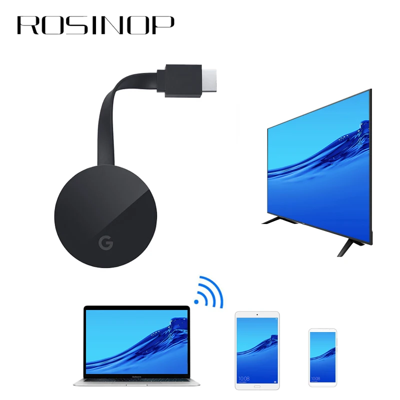 Rosinop 1080P HDMI Беспроводной адаптер Bluetooth приемник аудио Miracast USB Bluetooth передатчик для 4K ТВ наушники проектор