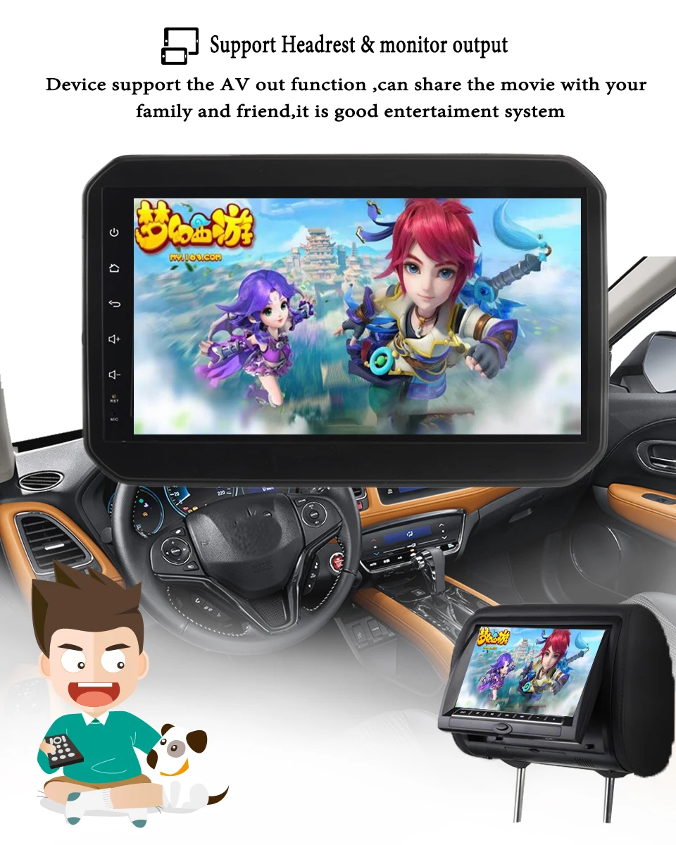 Discount Car Multimedia Stereo Radio Audio DVD Player Android 9.1 GPS Navigation For Suzuki IGNIS 2017 2018 Gps navigation System Carplay 10