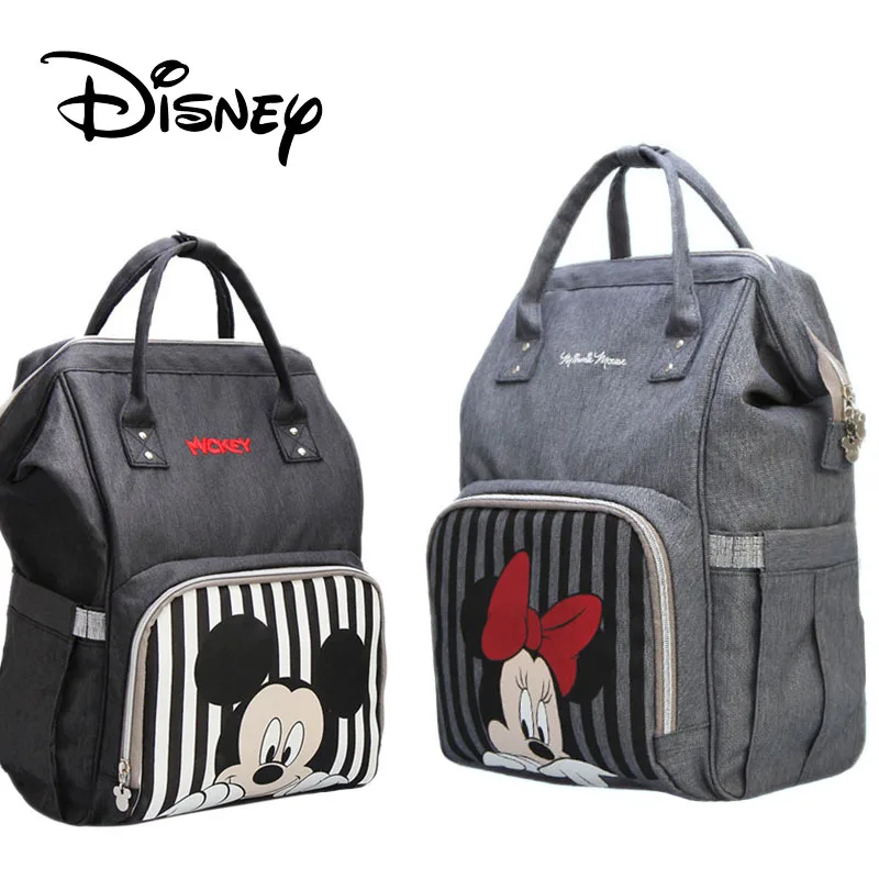 Disney diaper bag Maternity bag waterproof for stroller USB bag baby bottle warmer Mickey Minnie