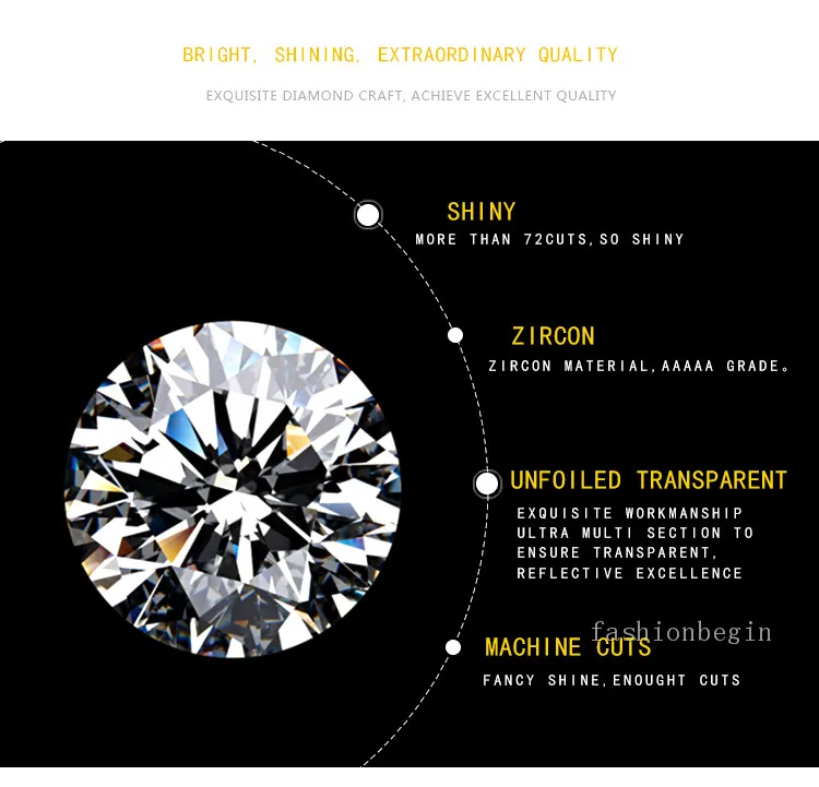 6/8/10mm color Natural zircon diamond Round cut Gems Nail Art jewelry decoration 