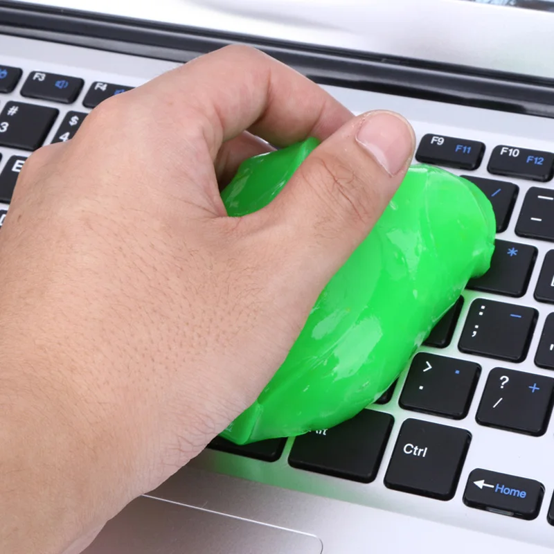 Dust Cleaning Gel Magic Clean Gum Super Soft Sticky Cleaner For Keyboard Keypad Phone Multifunctional Cleaning Mud Cleaning Gel Cleaning Magic Mud 10Pcs