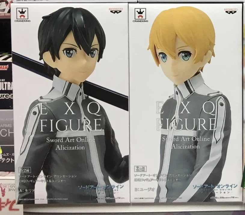 Коллекция Banpresto EXQ SAO, коллекция, фигурка-Kirito& Eugeo от "Sword Art Online Alicization"