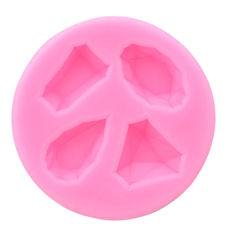 

Gem Diamond Crystal Shape Silicone Fondant Soap 3D Cake Mold Cupcake Jelly Candy Chocolate Decoration Confeitaria Baking mold