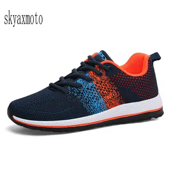 

2018 Fall Men's Running Shoes Sneakers Mesh Breathable Light Soft Deodorizing Impact Lightweight Balance Breathable Anti-static