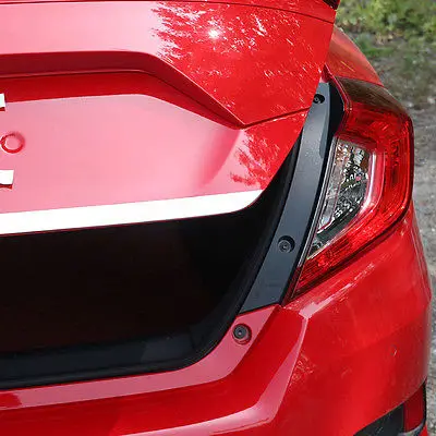 Подходит для 2016 17 HONDA CIVIC хром Нижняя отделка багажного отделения задняя крышка