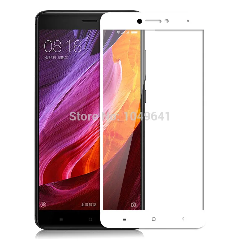 KXM1306W_1_2.5D Full Screen Covered Explosion-proof Tempered Glass Film for Xiaomi Redmi Note 4X 64GB Redmi Note 4 Note 4 Pro