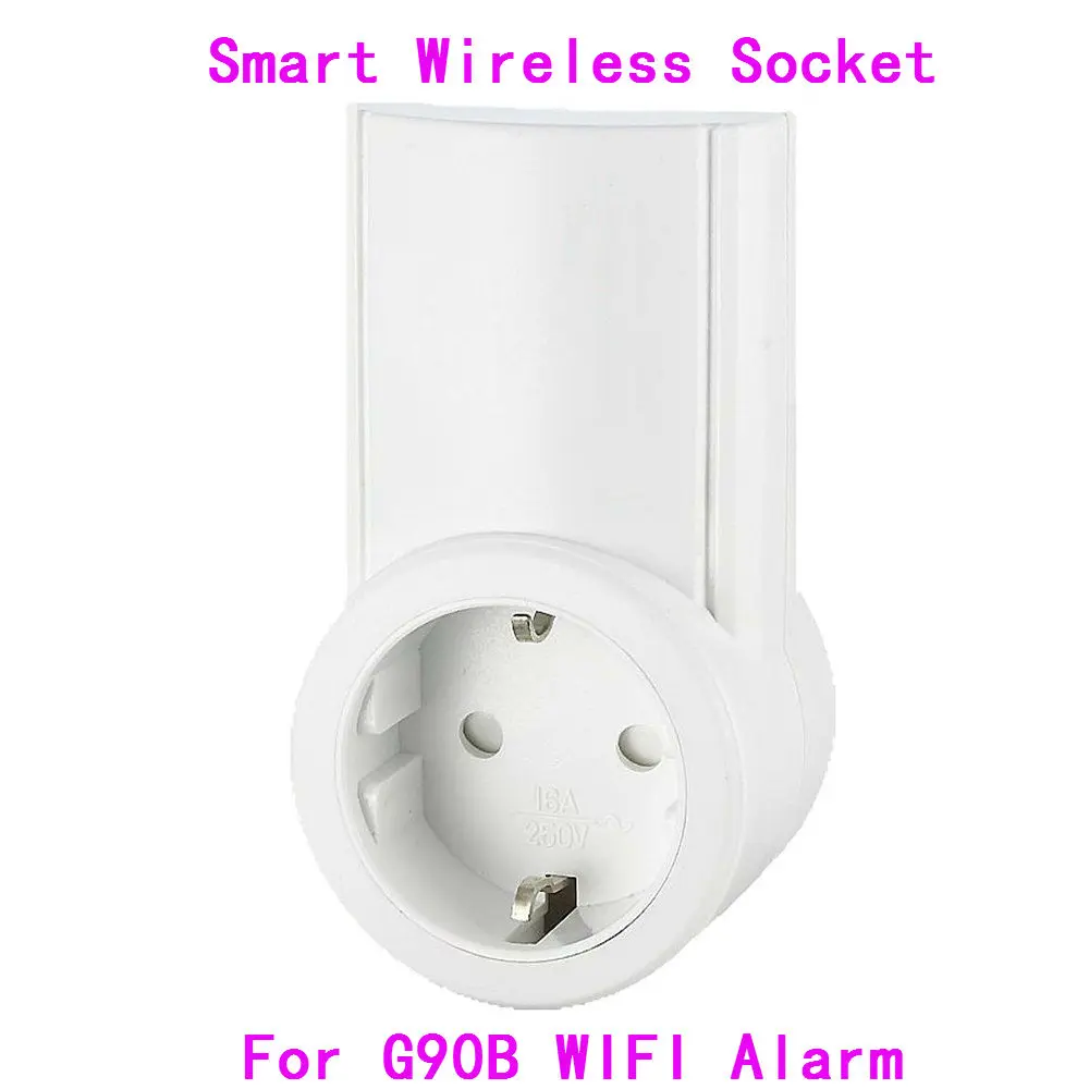 SmartYIBA Smart Home Controller Wifi Wall Switch Power Outlet Plugs Power Socket For S5 AlarmElectrical Smart Socket Power