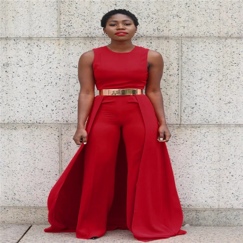 jumpsuit with skirt cape