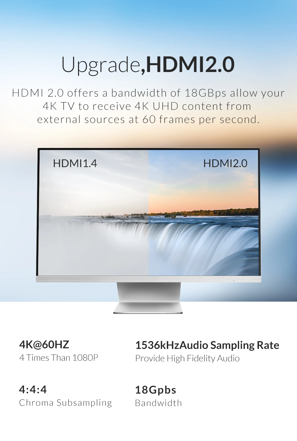 Unnlink HD mi Switch 5x1 HD mi 2,0 UHD4K@ 60 Гц RGB4: 4: 4 HDCP 2,2 HDR 5 в 1 выход для smart tv mi box3 ps4pro xbox one x/s проектор