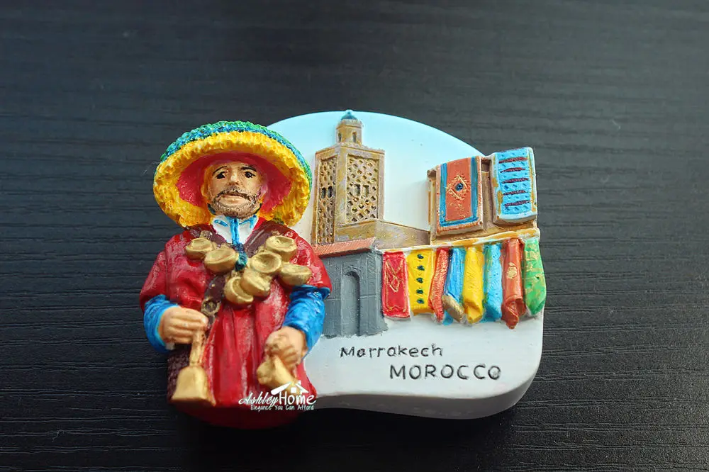 Marokko Marrakesch Kamel Neu 3D Kühlschrank-magnet 