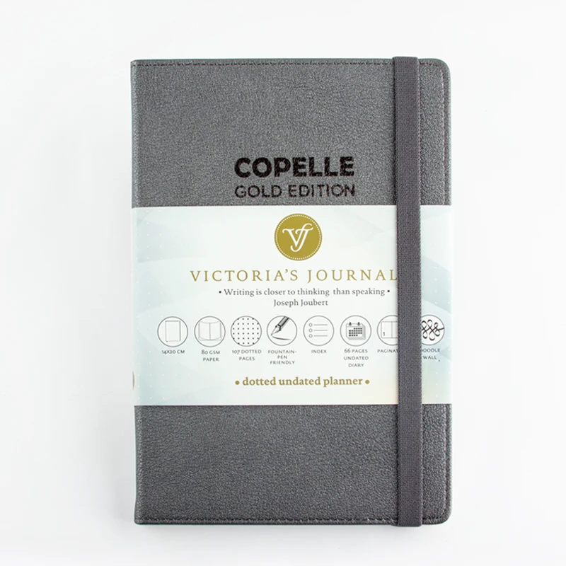 Costelle-GOLD EDITION точечный ежемесячный планировщик/блокнот/Bullet Dot Grid Journal/Bujo