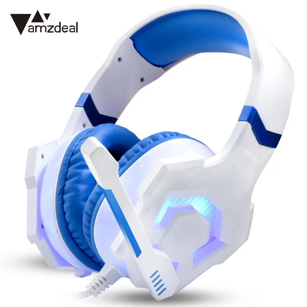 Headphone Gaming Headset Headset Stereo LED Light Changing Cool Computer Fashion Surroundin