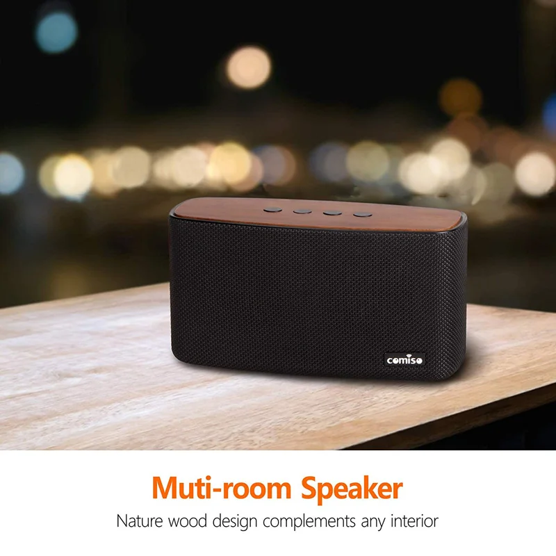 Bluetooth Колонка COMISO 30 Вт с басами|Портативные колонки| |