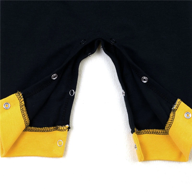 solid baby romper long sleeve black-6