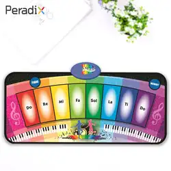 Электронные ковер фортепиано игрушки Радуга для детей ползучести подушки Playmat музыка