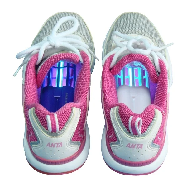 Стерилизатор ультрафиолетовой лампы для обуви убивает 99.99% бактерий в обуви, предотвращая инфекцию ног