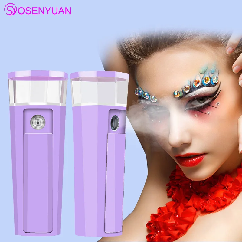 Portable Face Spray Bottle Nano Mister Facial Hair Steamer Ultrasonic