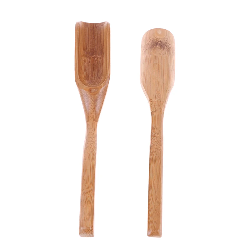 Teaspoon Scoop Tool Chinese Bamboo Tea Scoop Tea Coffee Tea Leaves Chooser Holder Honey Sauce Spoon Shovel Matcha Powder