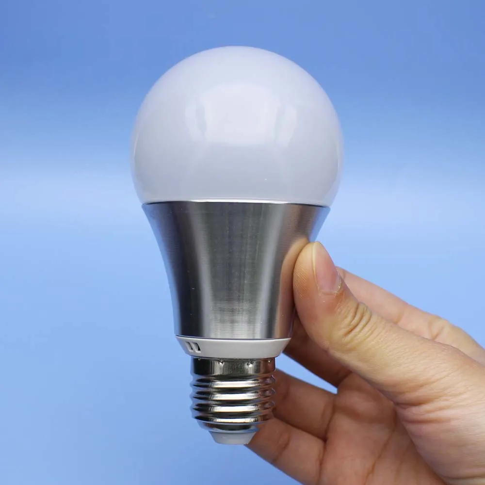 7w Motion Sensor Light Bulb Radar Dusk To Dawn Led Outdoor Night Lights Auto On Off Soft White 120v 220v Medium Base Aluminum In Bulbs S