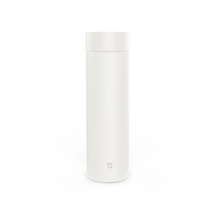 Оригинальная вакуумная колба Xiaomi, чашка, 500 мл, нержавеющая сталь, термос, бутылка для воды, 12 часов, тепловая/холодная изоляция, термальная для путешествий - Цвет: White