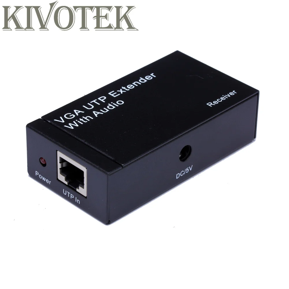 VGA удлинитель Trasmitter адаптер 300 м от Cat5/6 Lan соединительный кабель 1x1 сплиттер с
