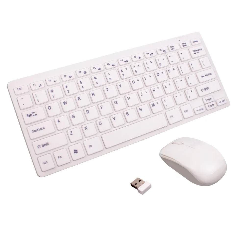 

Bluetooh Wireless Keyboard Mouse Combo , 2.4G Ultra-thin Mini Portable for Laptop/Desktop PC Computer Windows OS Android TV
