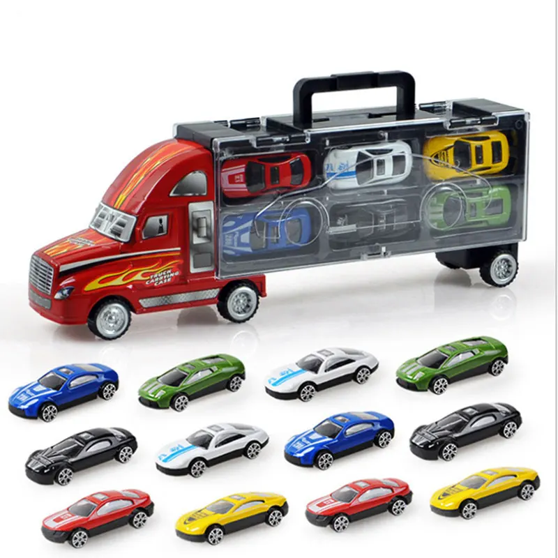 Детская модель Контейнер автомобиль имитация автомобиля игрушечный автомобиль 12 сплав автомобиль мальчик игрушки