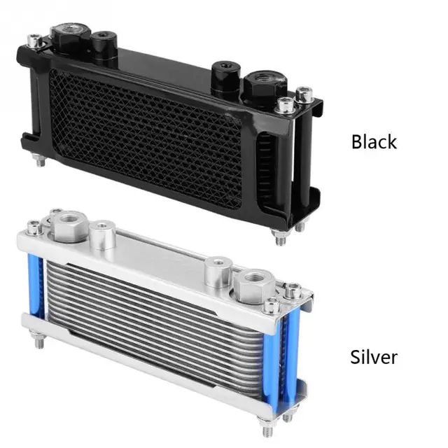 Universal Aluminum Alloy Upgrade Motorcycle Engine Oil Cooler Cooling