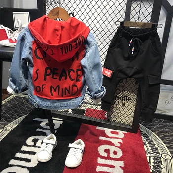 

3pcs Set Baby Boys Clothing Sets Cartoon Casual clothes boys Cowboy hoodies + t-shirts + pants suits infant kids tracksuit 2-6T