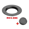 Adaptateur d'objectif M42 pour appareil photo Nikon AI/appareil photo Canon EF/EOS avec capuchon arrière adaptateur d'objectif M42-EOS M42-NIk ► Photo 1/6