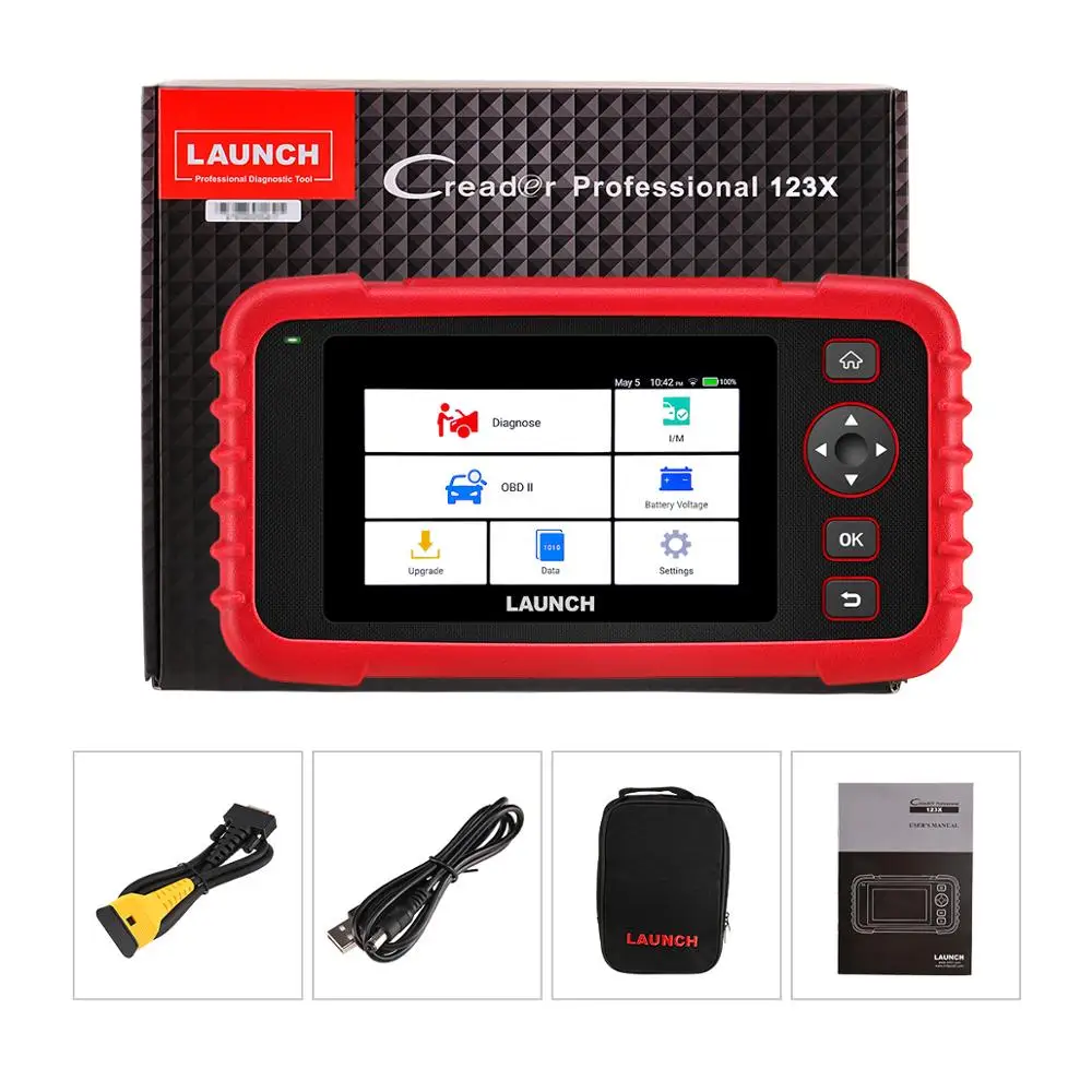 Launch X431 CRP123X CRP123 X Автоматический считыватель кодов OBD2 сканер OBDII диагностический инструмент ENG AT ABS SRS launch сканер автомобильный инструмент