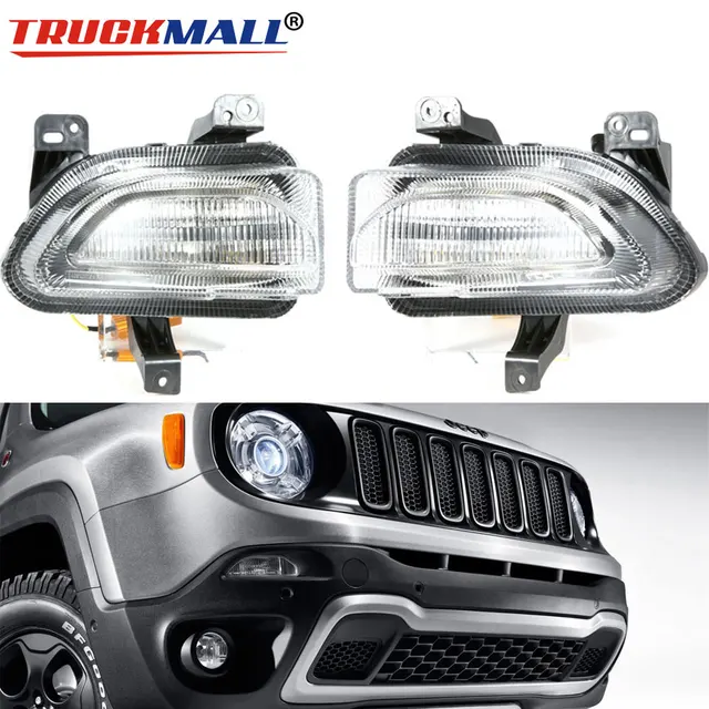 2pcs/pair led daytime running lights amber turn signal lamp replacement