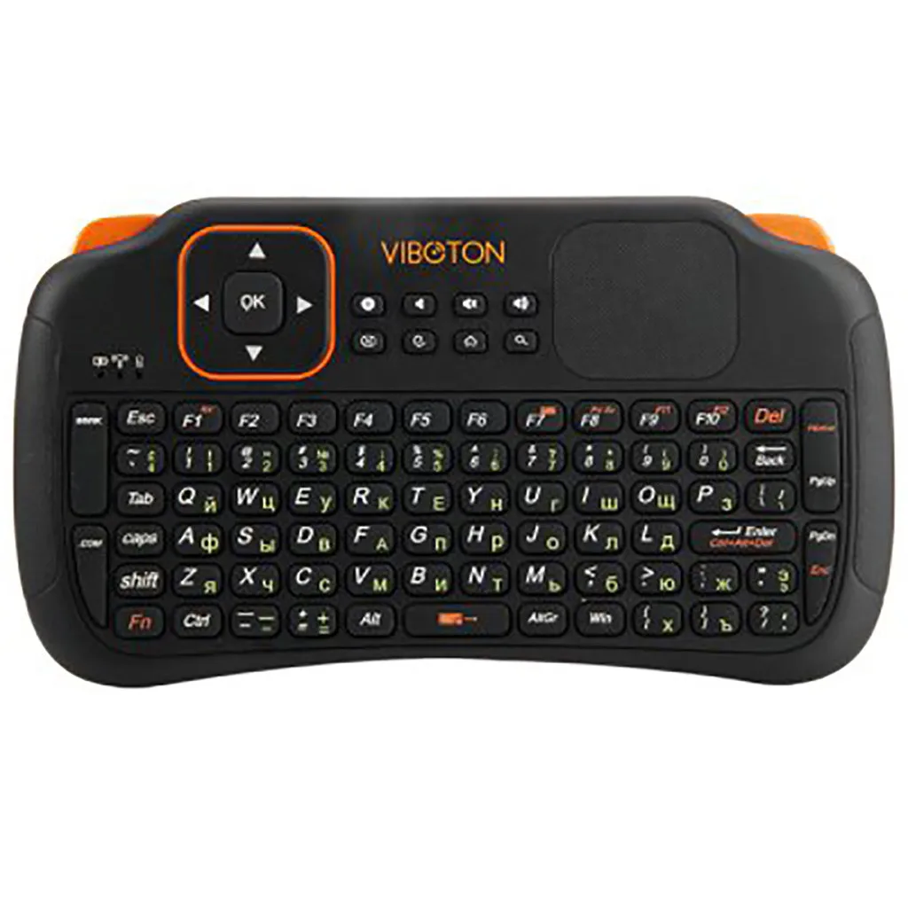 83keys Mini Wireless Keyboard 2.4ghz English Russian Air Mouse With Touchpad Remote Control Android TV Box For PC 718#2