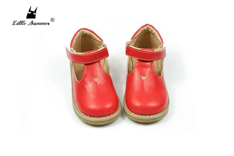 Модная детская повседневная обувь; кожаная обувь для девочек; нескользящая детская обувь на плоской подошве; обувь принцессы в форме сердца