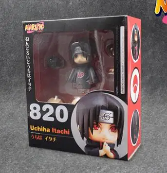 10 см Наруто Nendoroid Shippuden Uchiha Itachi 820# Аниме Фигурки ПВХ игрушки Коллекционные Фигурки для друзей подарки