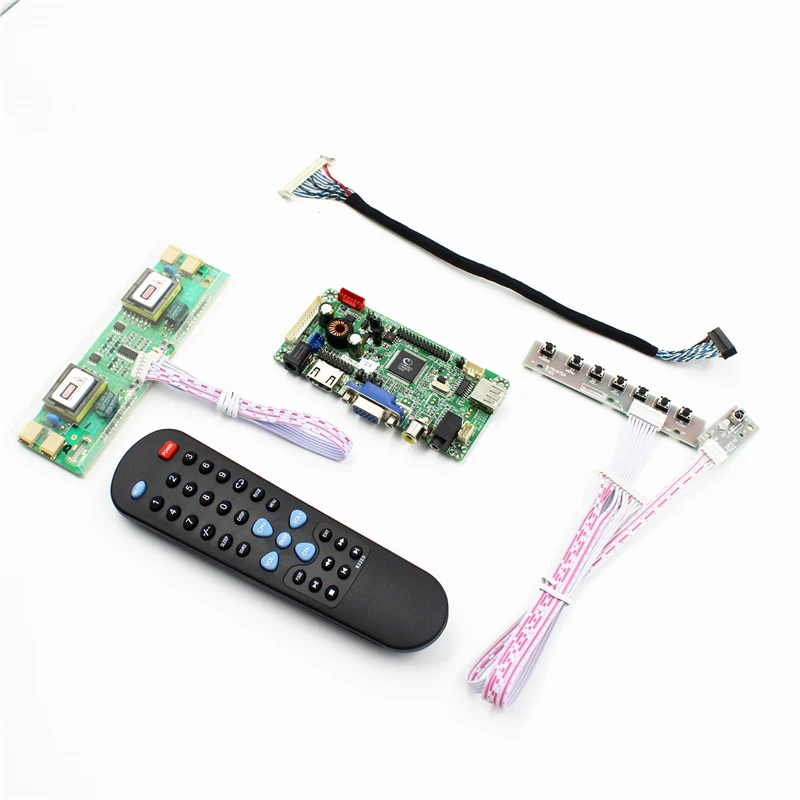 

AVX9-CZ HDMI VGA AV Audio USB LCD Controller Board for 23.6inch 1920x1080 M236H1-L01 4CCFL LVDS Monitor Kit Easy DIY