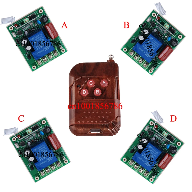 

Free Shipping AC85V- 250V 30A 3000W RF Wireless Remote Control Switch Light/LED/Lamp Applicance ON OFF Power Switch adjusted