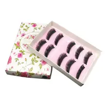 5 пар макияж Накладные ресницы натуральный ручной работы длинные черные глаза Искусственные ресницы Ресницы Поддельные ресницы Aug 19