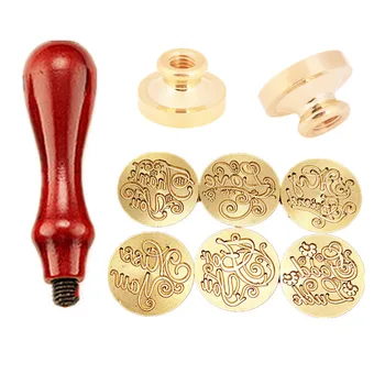 

WYSE Vintage Sealing Wax Seal Stamps Wish Word Stamp With Wood Handle for DIY Scrapbooking Wedding Card making Tools Gift Decor