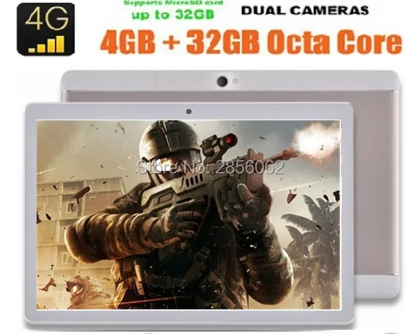 10 pulgadas 3G 4G LTE tablet Octa core 1920*1200 IPS HD 8.0MP 4 GB 32 ...