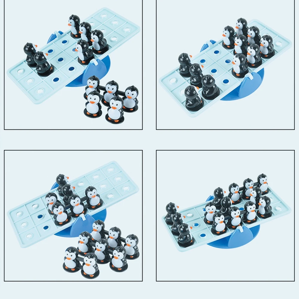 Мультяшный маленький пингвин балансировочный стенд конкурентоспособная игра игрушка для родителей и детей взаимодействие настольная игра детский подарок