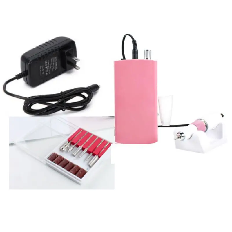 

35000 Rpm Cordless Nail File Drill Kit Electric Manicure Pedicure Nail Art Machine 18W Portable Charging Nail Polisher Us Plug