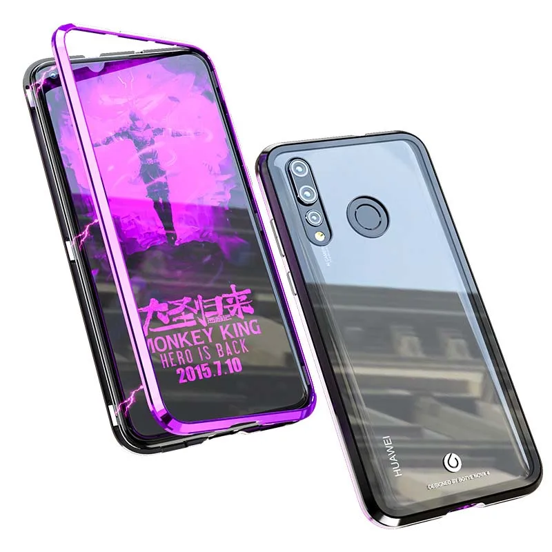 

Luxury BOBYT Magnetic Phone Case Frame Cover Coque Aluminum Metal Bumper Mobile Phone Case Cover For Huawei Nova4 Nova 4 JS0868