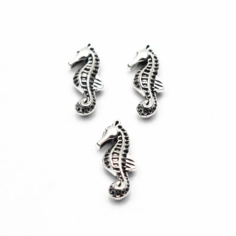 New Arrive MIx 10pcs/lot sea horse wing dog floating charms living glass floating memory locket charms jewelry