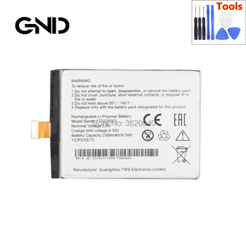 

GND 2500mAh/9.5Wh 3.8V YT0225023 Replacement Battery For YotaPhone 2 YD201 YD206 Built-in Li-ion bateria Li-Polymer Batterie