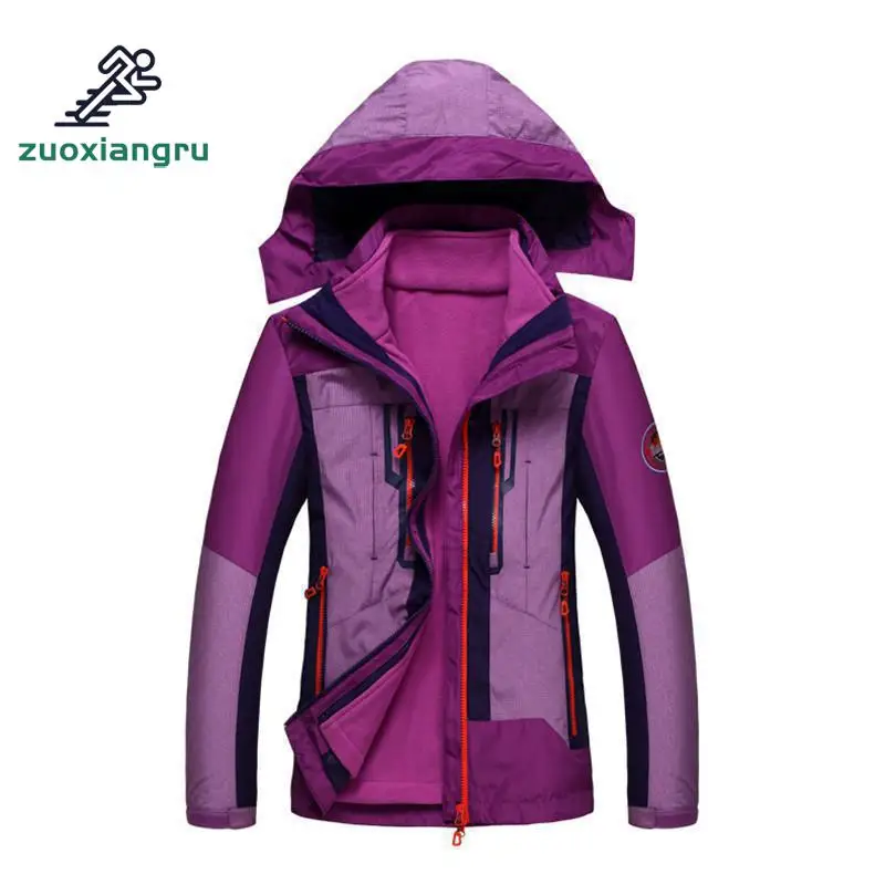 

Zuoxiangru Women Winter Fleece Jackets Outdoor Sport Coats Hiking Skiing Trekking Male Female Waterproof Windproof Coat