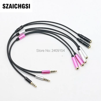 

SZAICHGSI 1000pcs 3.5mm 1 in 2 Couples Audio aux cable Line Earbud Headset Headphone Earphone Splitter for iPhone Android Mobile