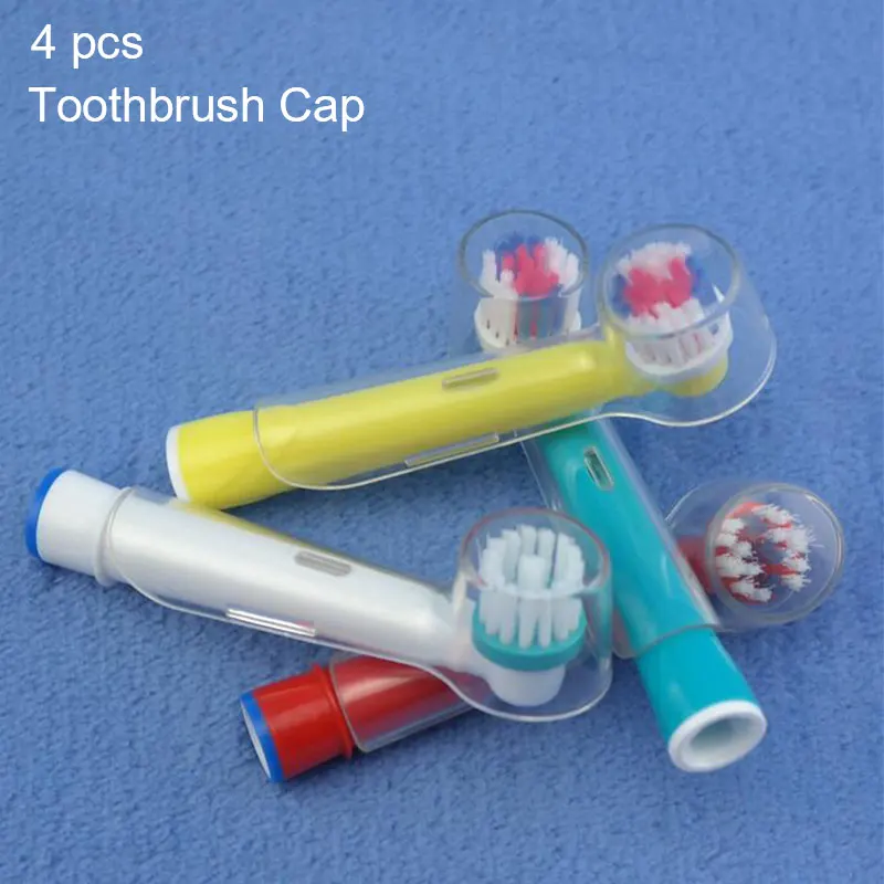 4pcs Transparent Toothbrush Cover For Oral B Electric Toothbrush Head Travel Dustproof Keep Clean Braun Protective 4pcs Transparent Toothbrush Cover For Oral B Electric Toothbrush Head Travel Dustproof Keep Clean Braun Protective