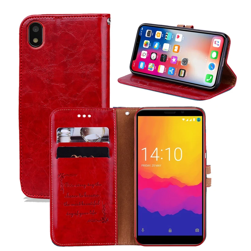 

Newest Wallet Case For Prestigio Wize Q3 Book Case Back Cover Case 5.0 "100% Special PU Leather Flip Cover Phone Bag B02
